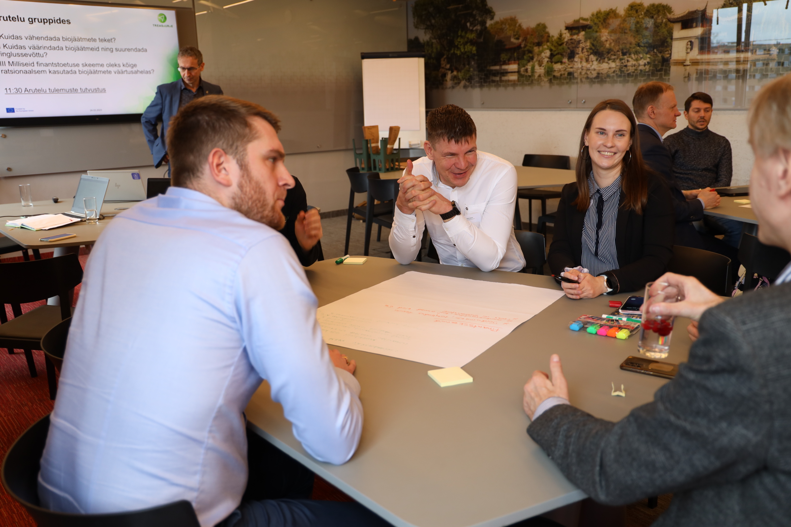 TREASoURcE project workshop in Tallinn, analysing possibilities of utilising biowaste