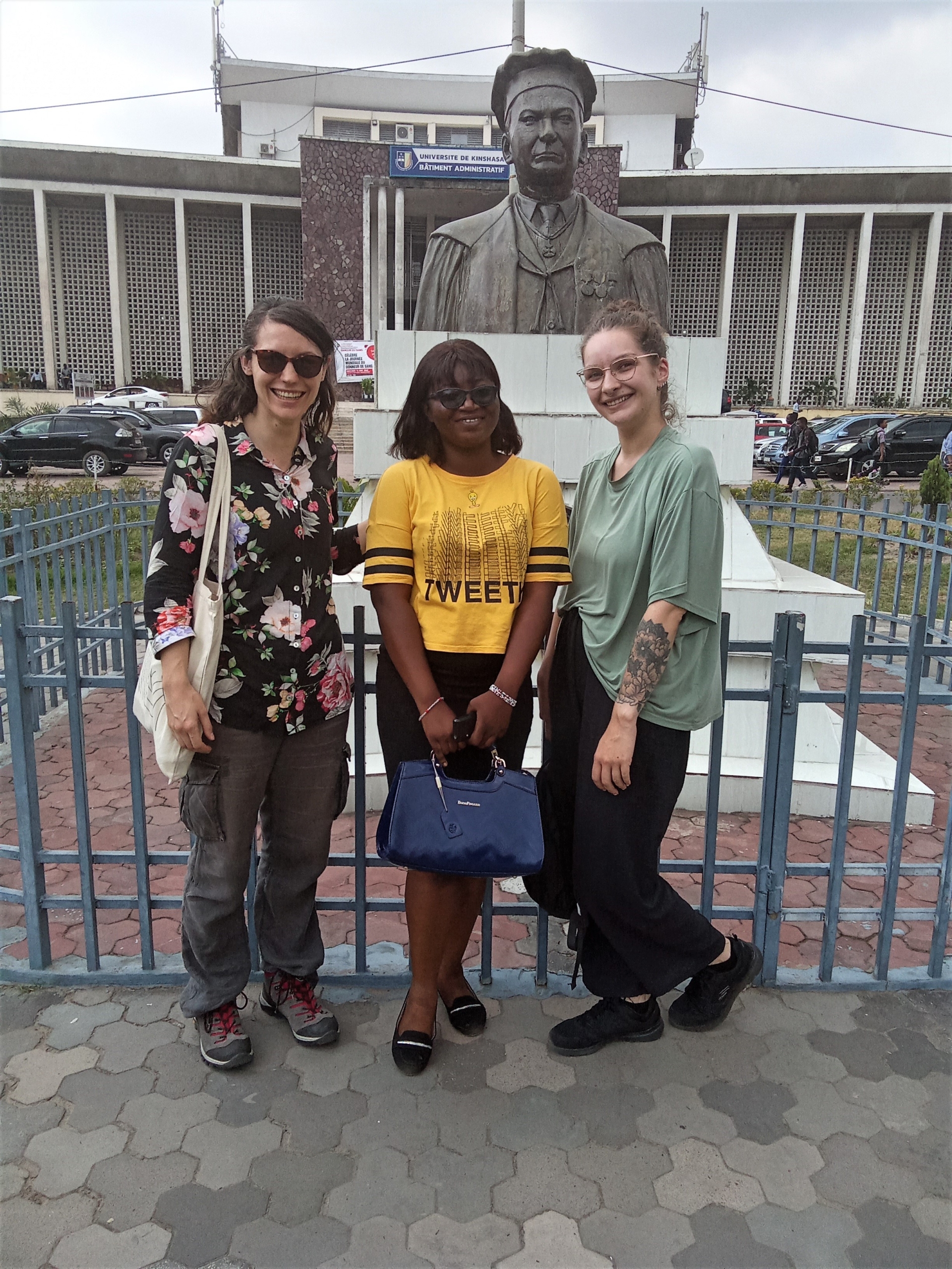 Pauline in Kinshasa, research on daily mobility practices
